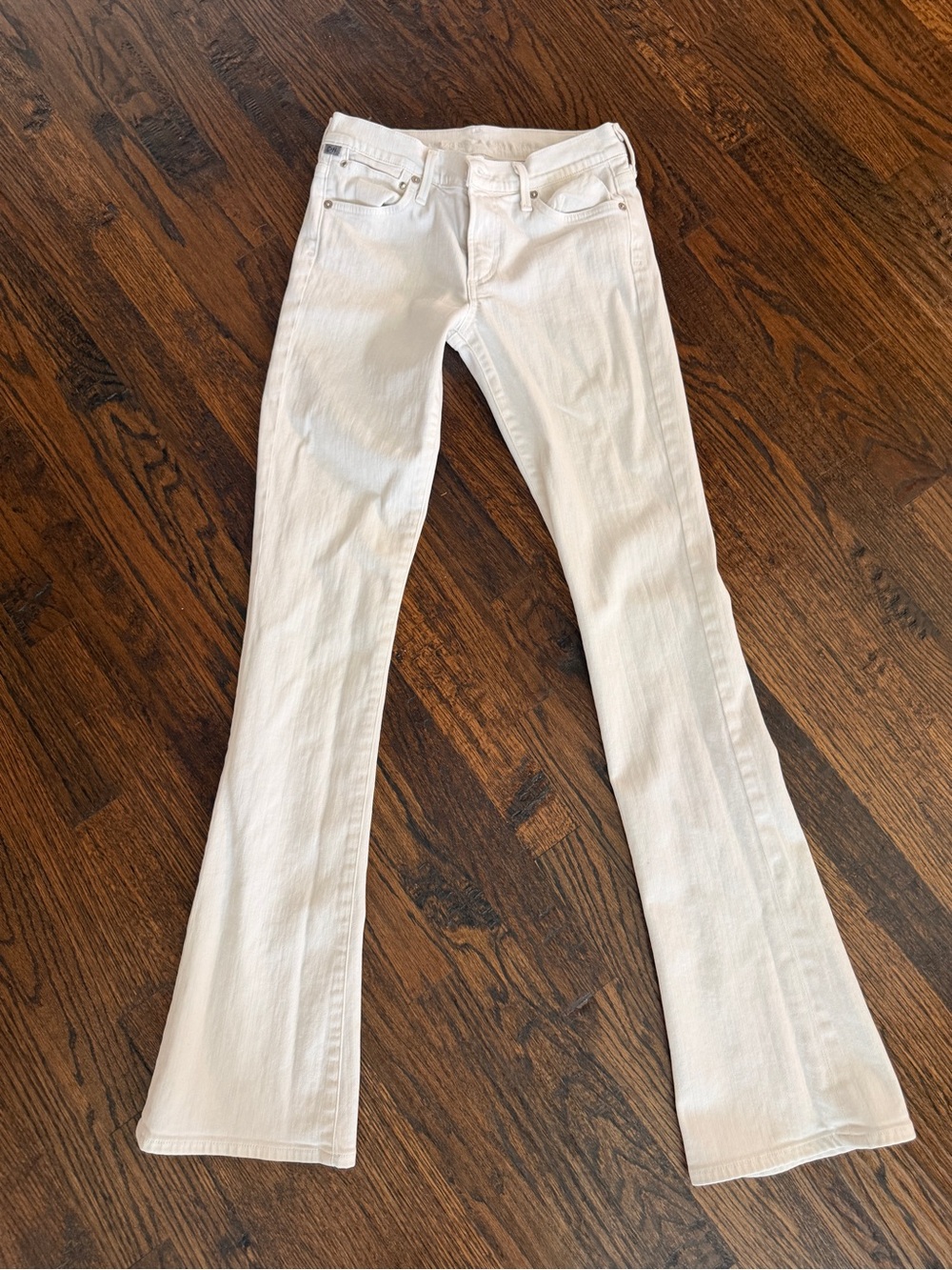 Citizens of Humanity Emanuel’s Slim Bootcut White Jeans Size 27
